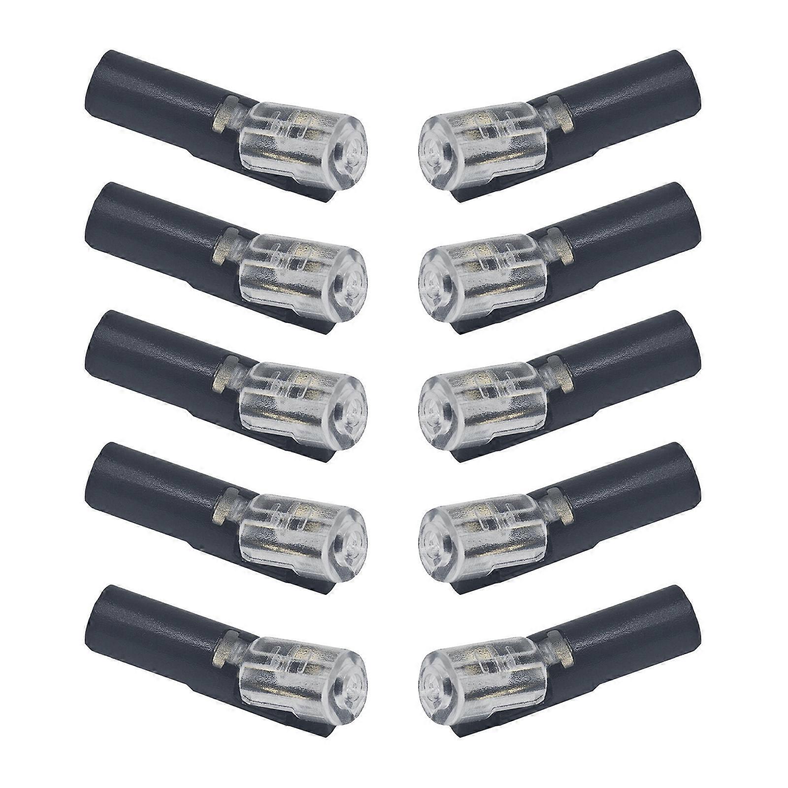 10Pcs Quick Connection Cable Connector Easy and Quick Wiring Pluggable LED Wire Connector Single Wire Plug-in Connector Multicolor