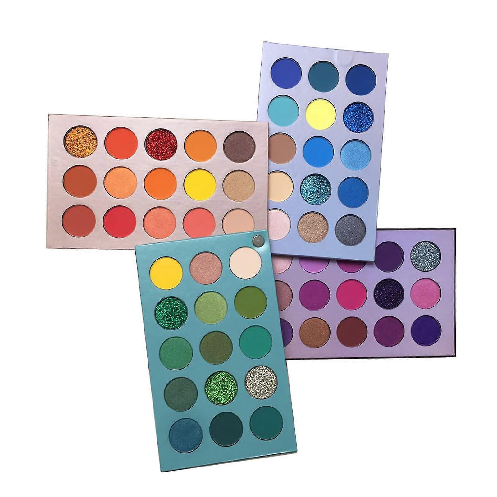 Eyeshadow Palette 60 Colors Matte Glitter Metallic  Pigmented Blendable Waterproof