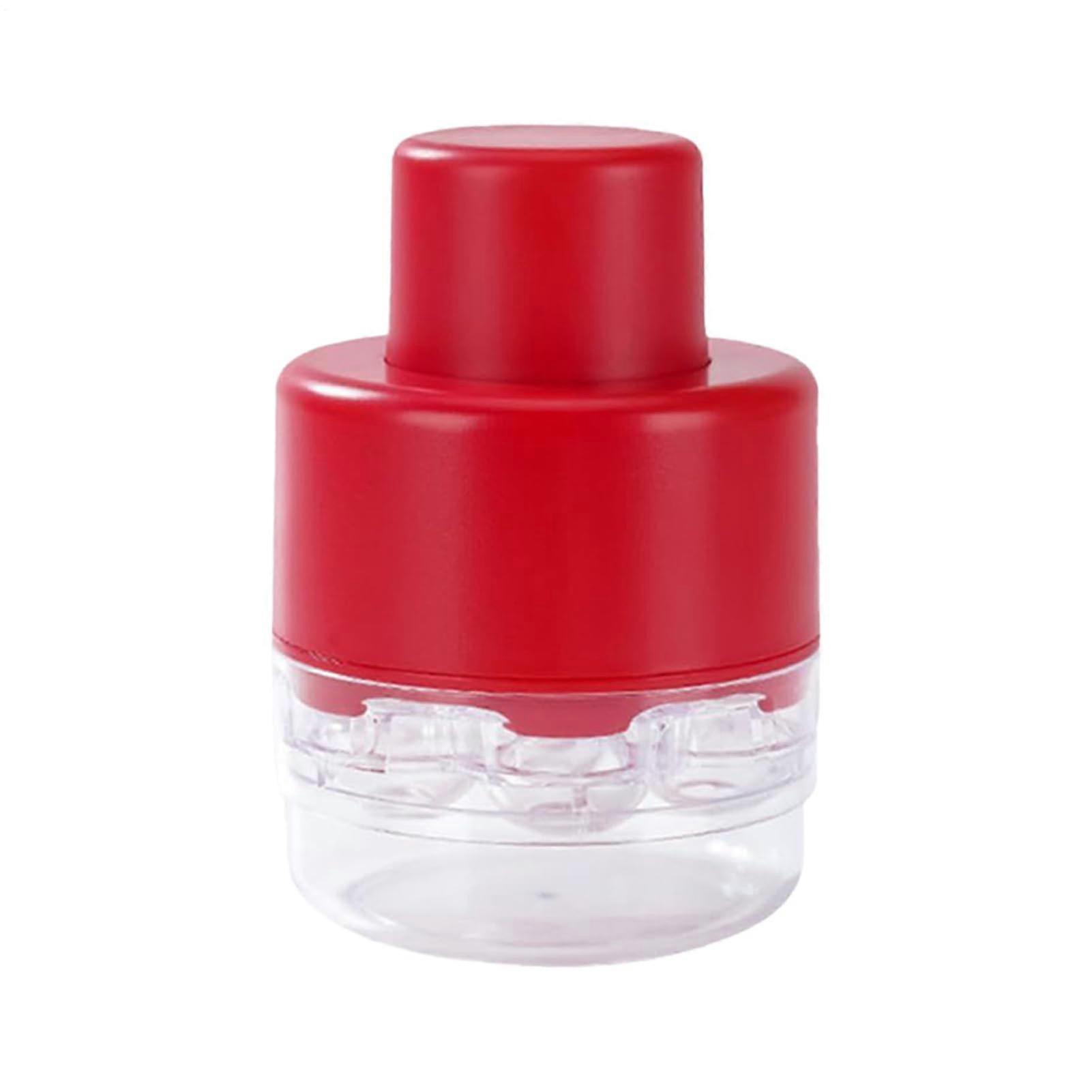 7Hole Cherry Pitter Stoner with Splatter Guard, Quick Release Corer for Kitchen and Outdoor Use