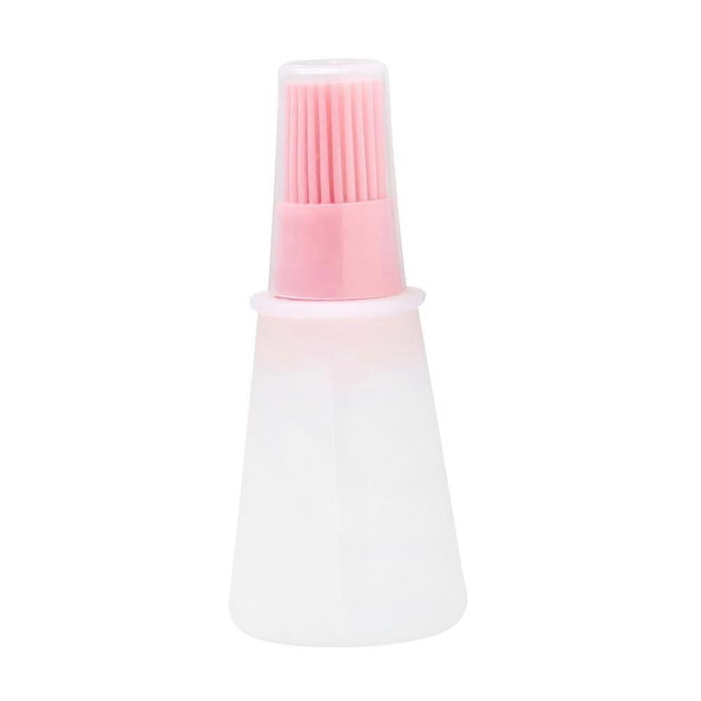 Oil Dispenser Bottle with Silicone Basting Brush, Leakproof Squeeze Control for BBQ and Cooking