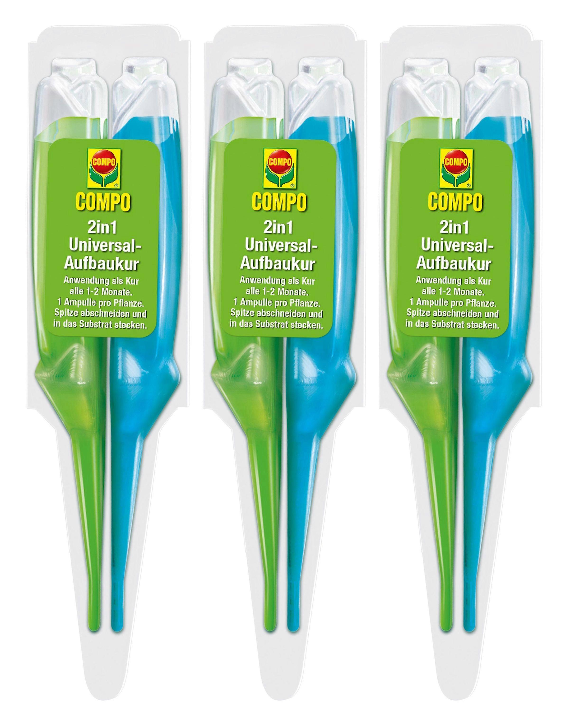 3 x COMPO 2in1 universal restorative treatment, 2 x 15 ml