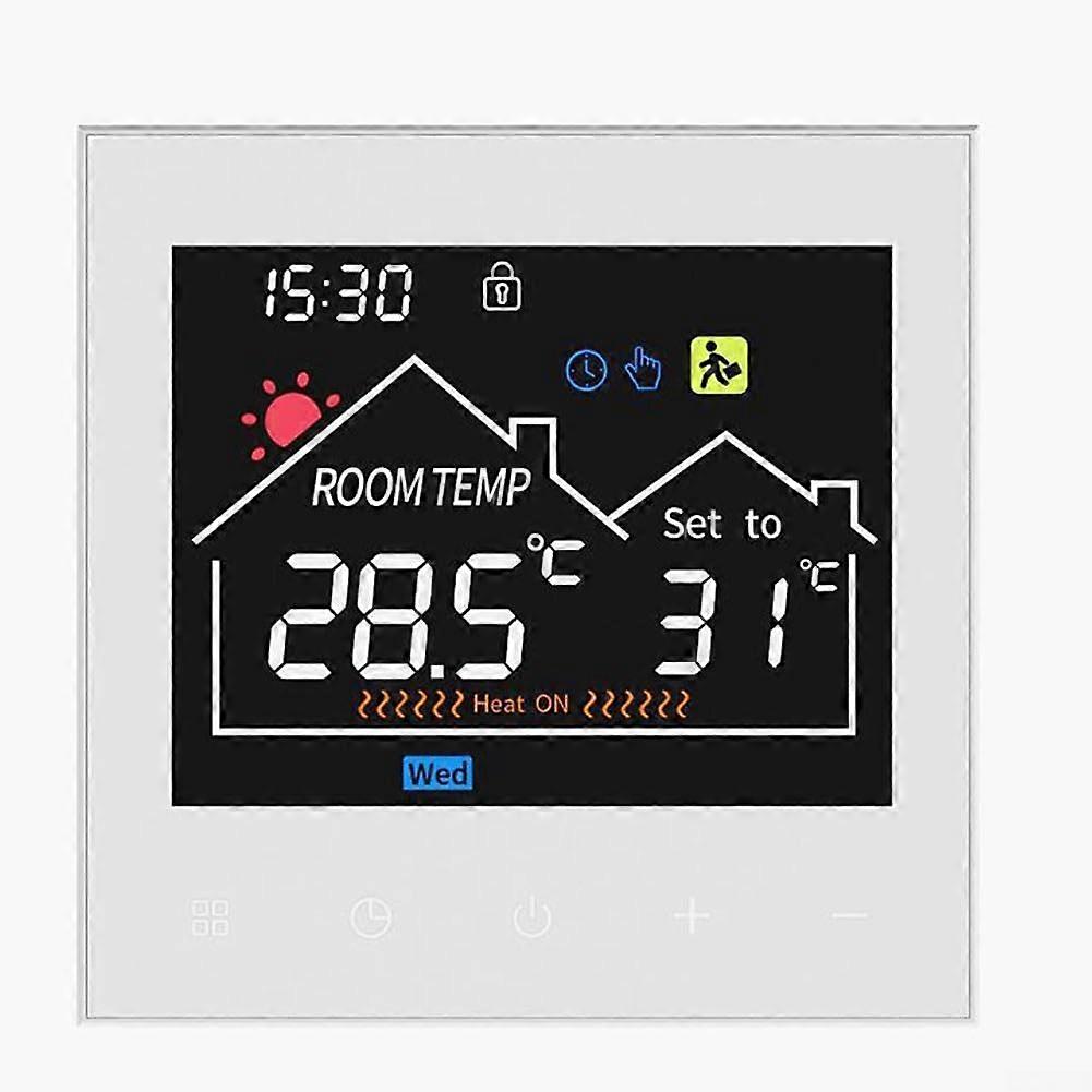 Smart Thermostat for Underfloor Heating with WiFi App Control Touchscreen and Energy Saving Features