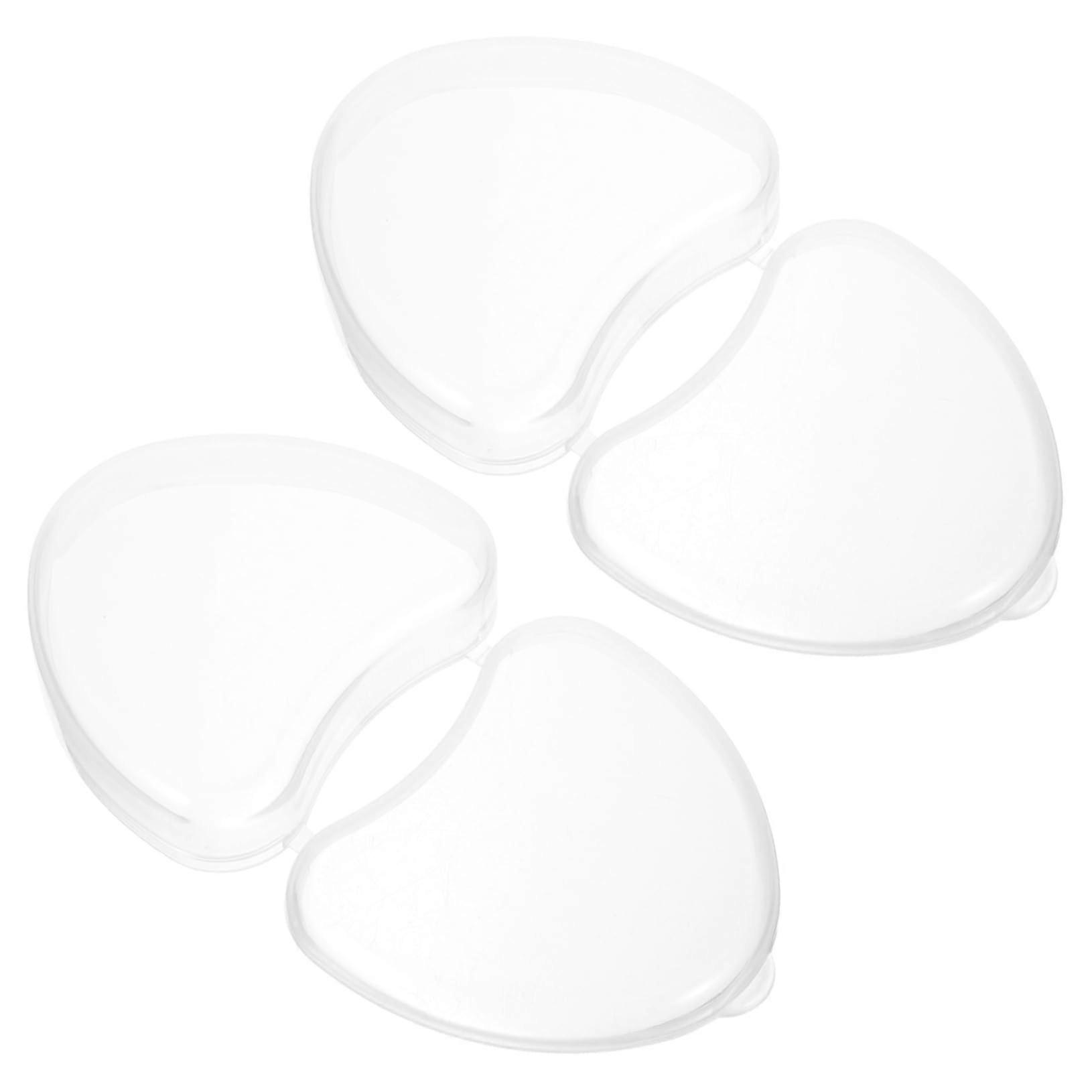 2pcs Travel Retainer Case Denture Storage Box Transparent Lightweight with Snap Closure