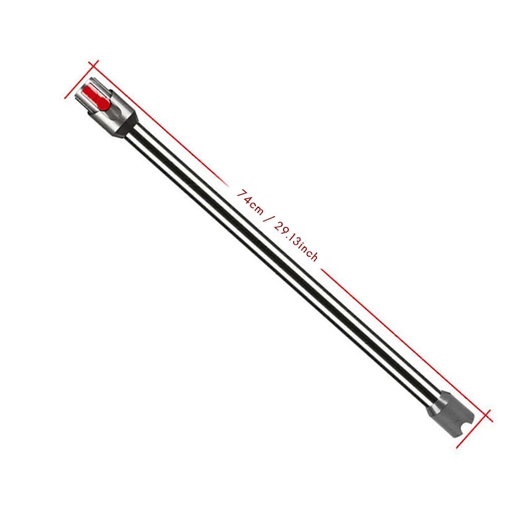 Asta di prolunga per V12 V10 Slim Metal Alluminio a sgancio rapido Tubo per tubo dritto Tubo per bacchetta portatile argento