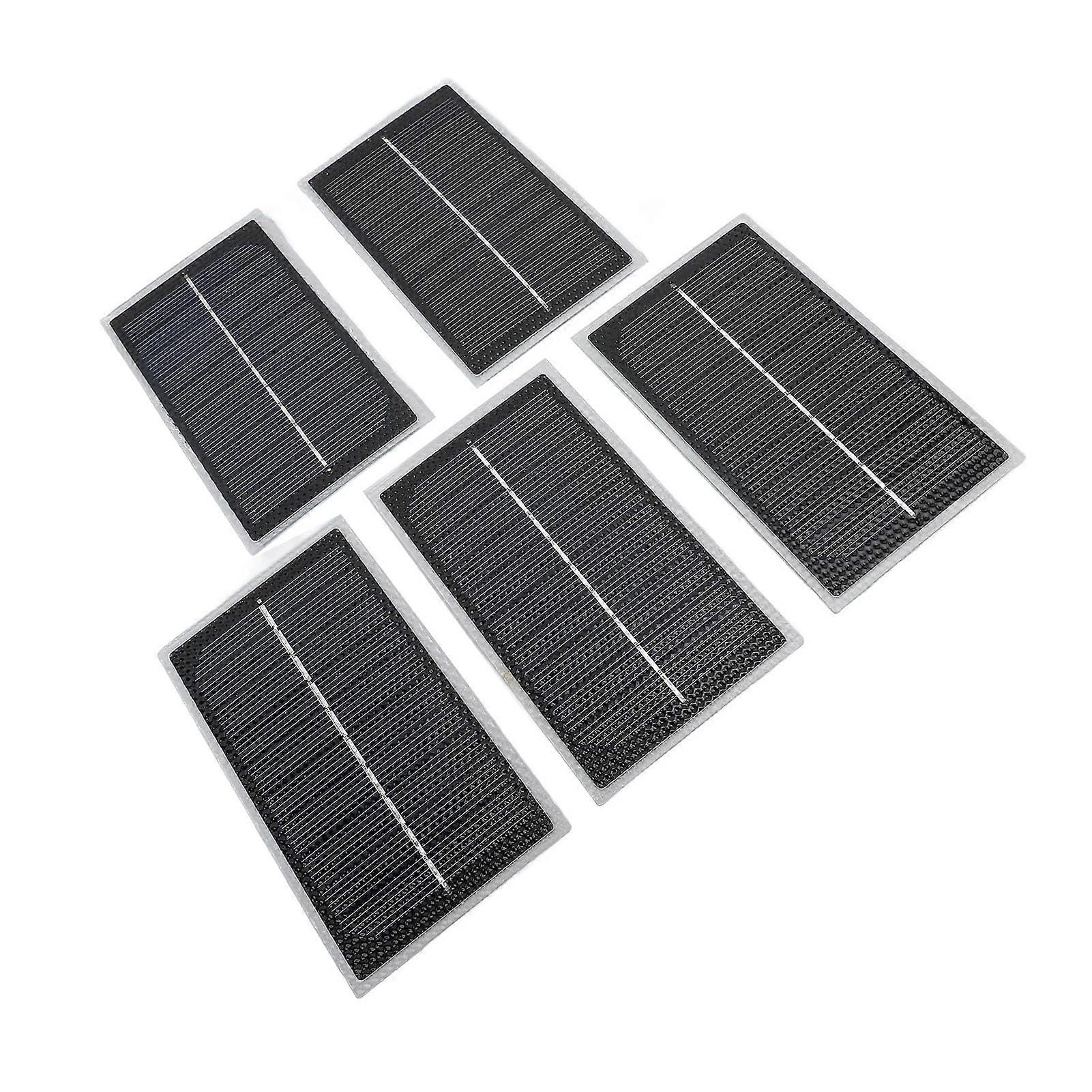 4W Small Solar Panel Kit 5pcs Monocrystalline  Efficiency Energy Saving for DIY and School Projects