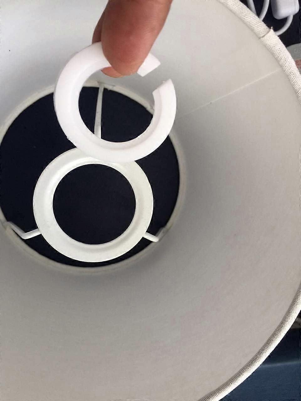 E27 to E14 Lamp Shade Ring Converter - 2 Pack