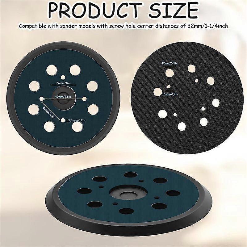 Sander Replacement Pad for , 5 In Sanding Discs Hook and Loop