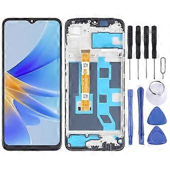 LCD Screen Replacement OEM Display Assembly with Frame, Responsive Touch and Clear View for Oppo A17