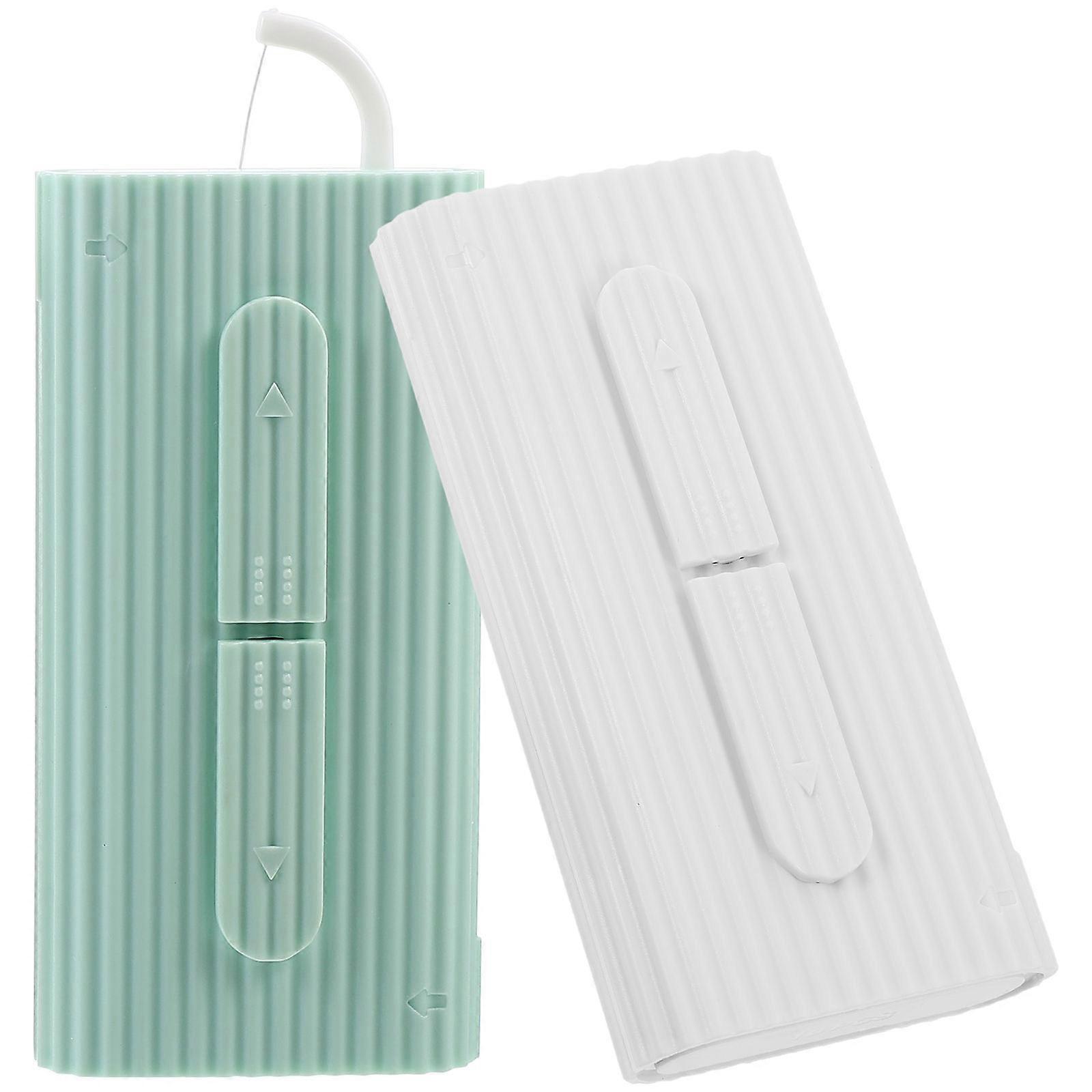 Teeth Floss Organizer Floss for Dental Cleaning 2Pcs Plastic