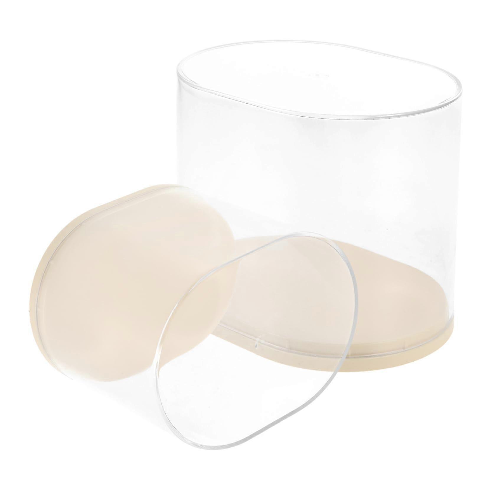 Clear Display Case for Mini Figures with DustProof Lid, 2pcs Compact Collectible Organizer