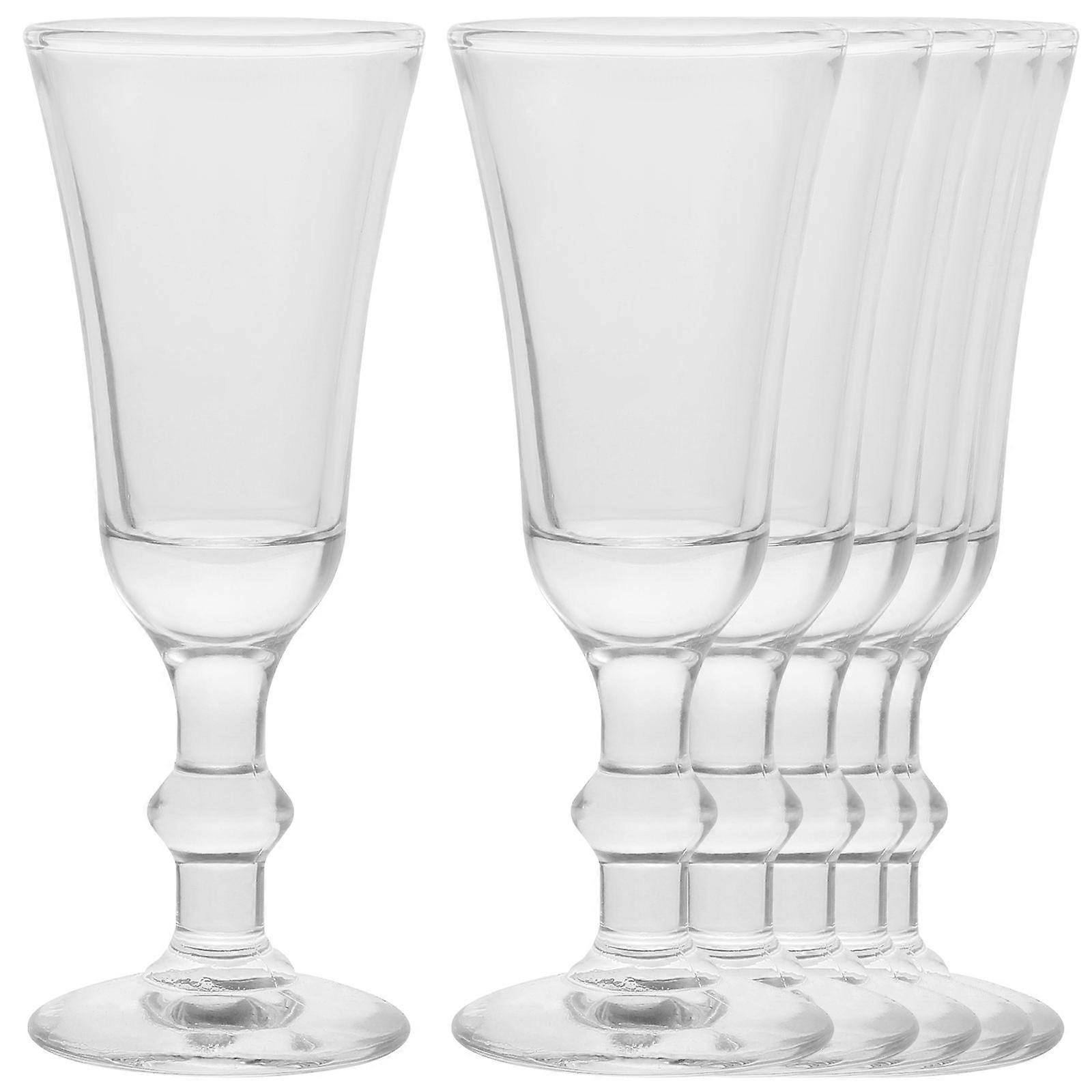 6er-Pack transparente Schnapsgläser für Bars