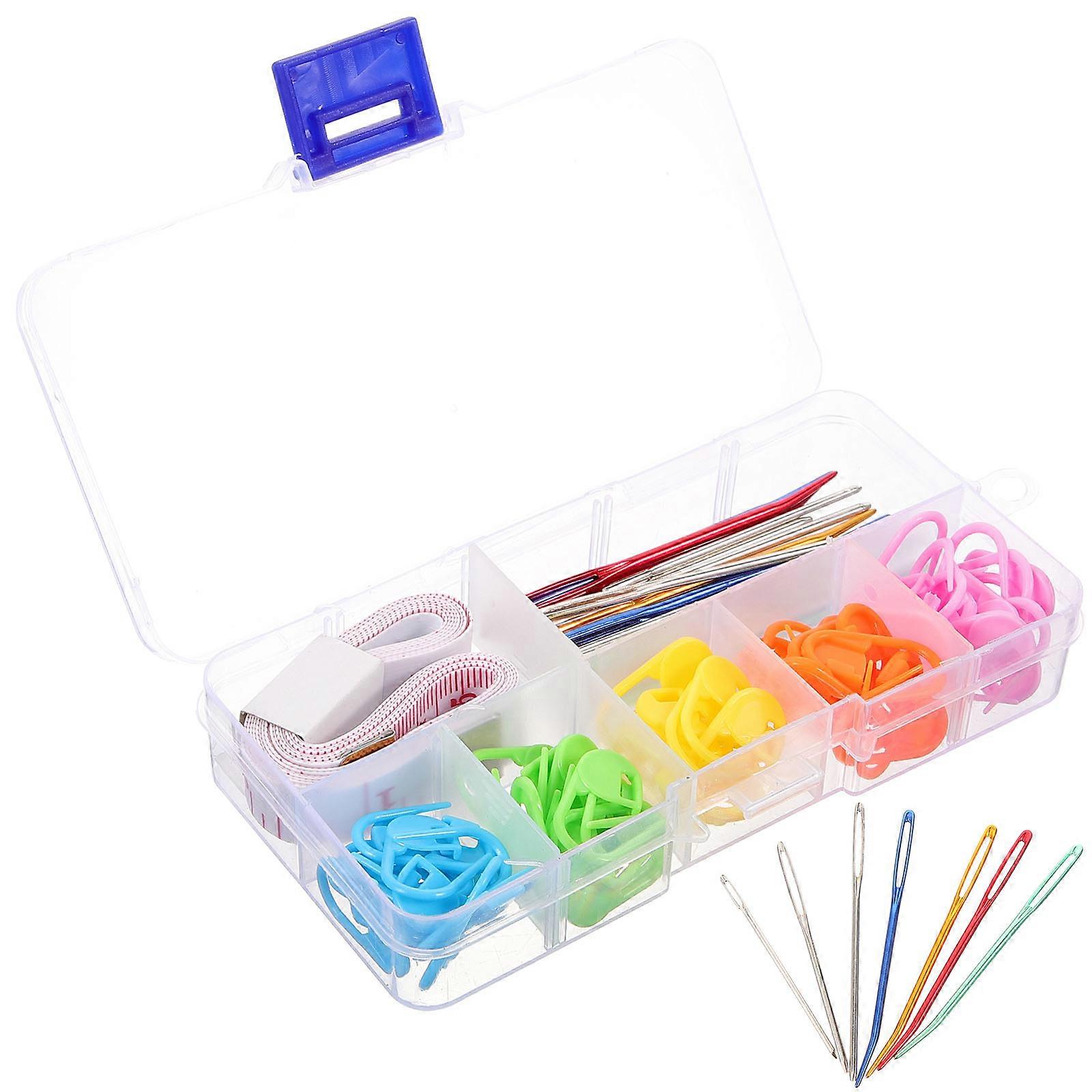 1Set Darning Needles for Knitting Plastic Sewing Needles for Yarn Crafts