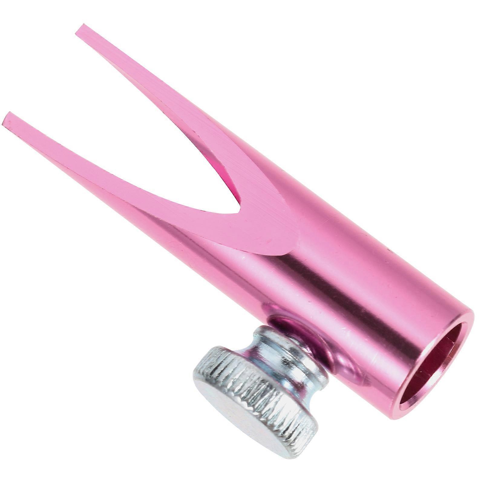 Pink Eyebrow Pencil Sharpener with Manual Function for Students