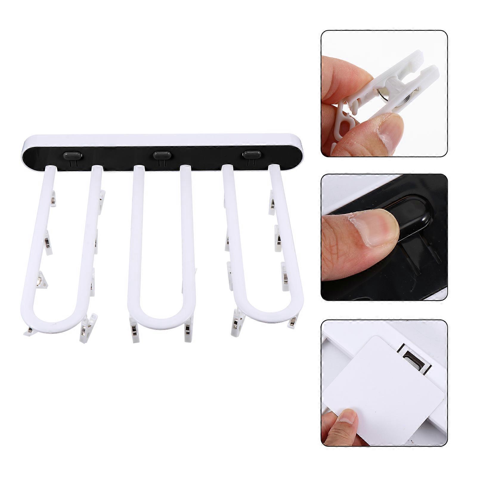 Multifunction Clothes Hanger for Use with Collapsible Drying Rack 1Pcs