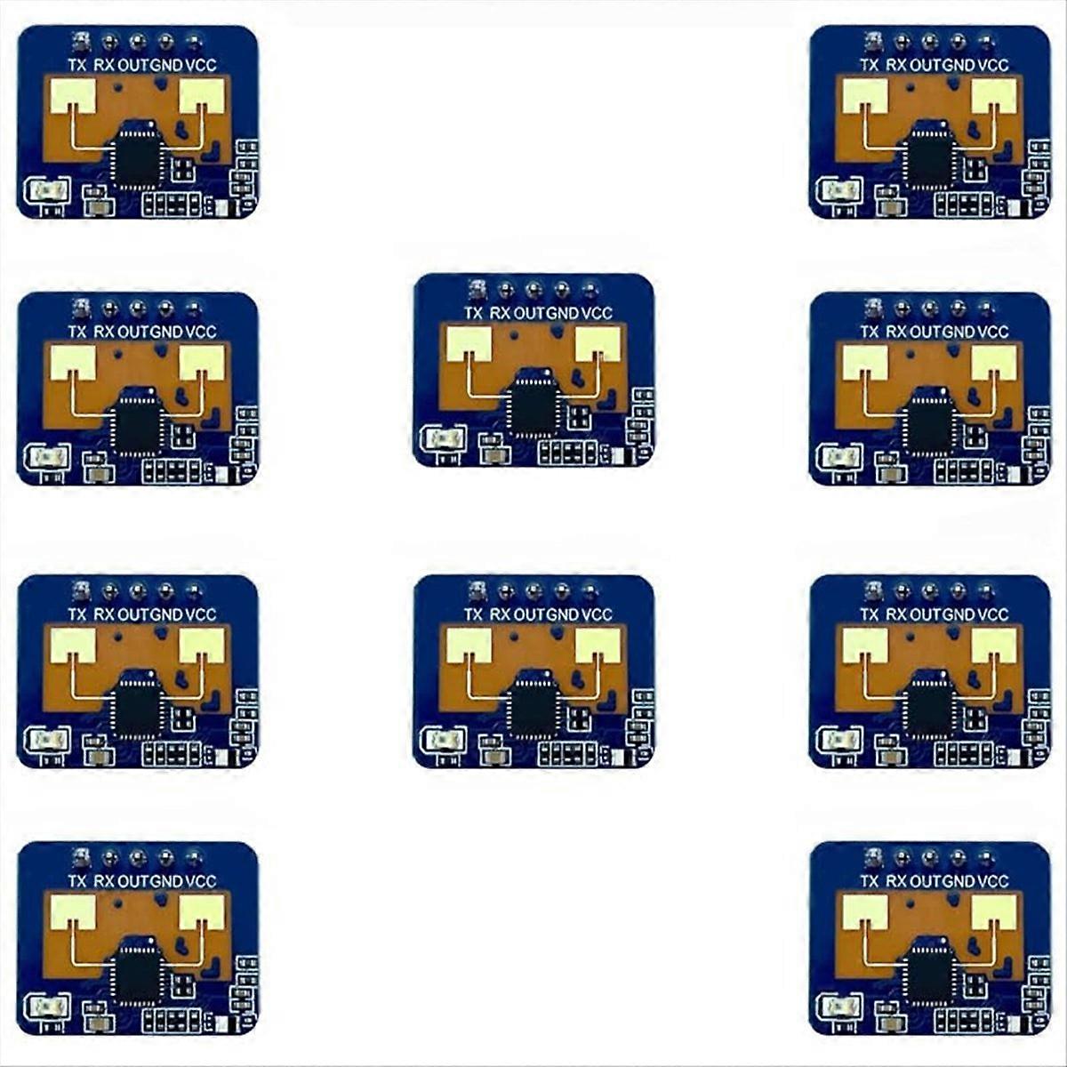 10pcs 24G MmWave HLK-LD2410C Radar Sensor Module