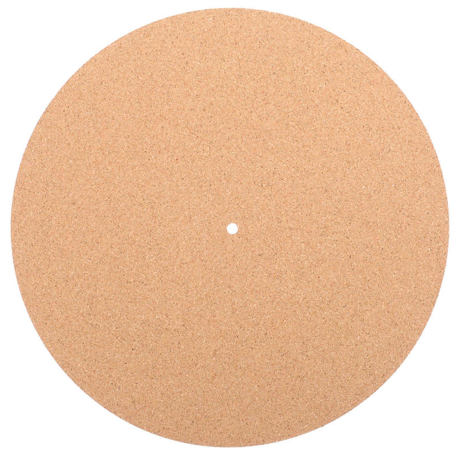 Soft Cork Record Player Mat for Vinyl Turntable Slipmat Professional Use
