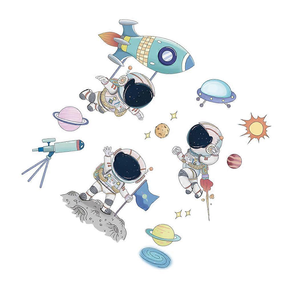 Space Decals Kids Room Wall Stickers Decorative Set 1Set 2 Sheets