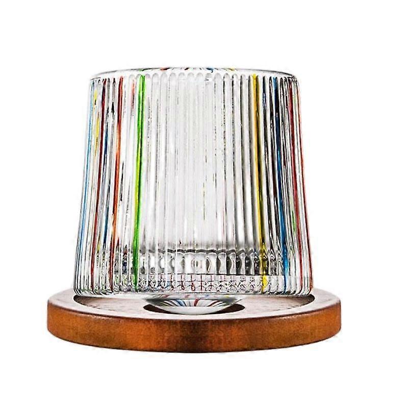 Rotating Whiskey Crystal Spinning Drinkware
