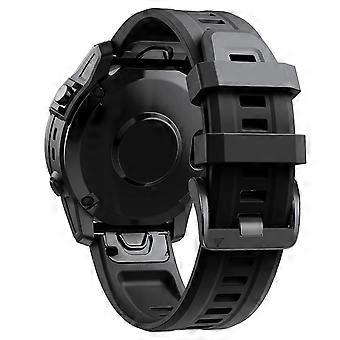 Cinturini in gomma da uomo da 20 mm, cinturino in silicone a sgancio rapido con fibbia in metallo, stile ufficiale, facile da sostituire.