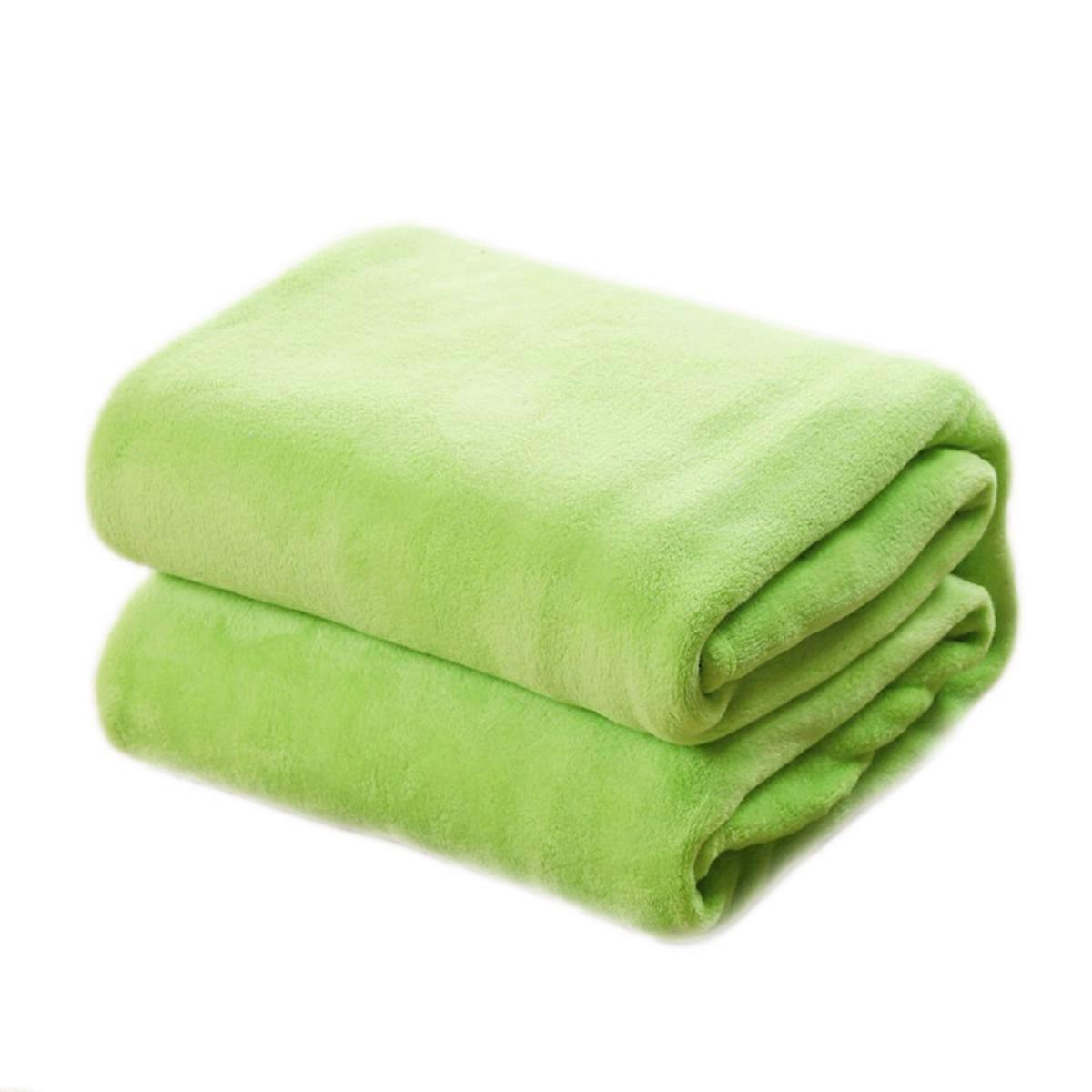 Flannel Bedding Blanket for Warming Use Color