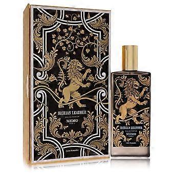  Memo Iberian Leather by Memo - Eau De Parfum Spray  2.5 oz - Men 