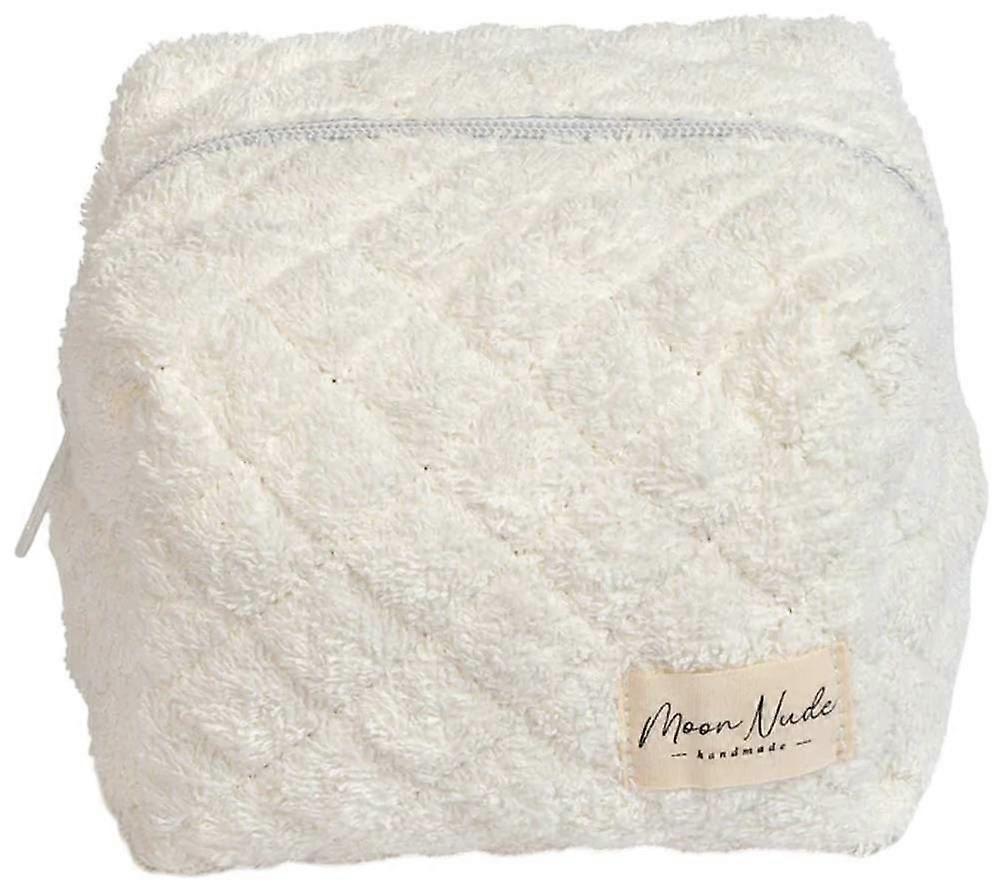 Moon Nude Snow Mini Makeup Bag - White/Grey