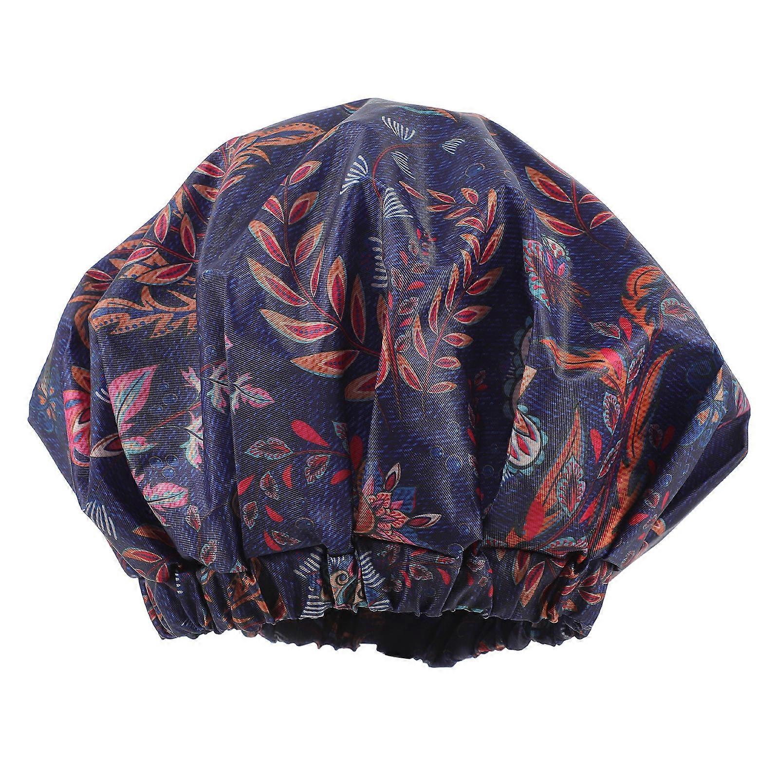 Waterproof Bathing Caps for Men Shower Use 2Pcs Double Layer Caps