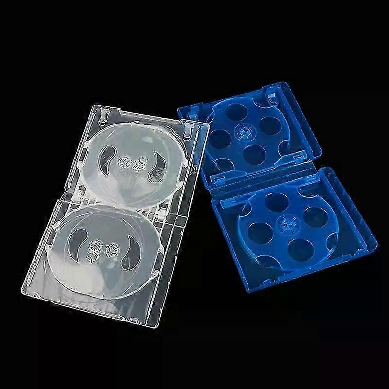 CD Case CD Storage Box 1Pc Blu-ray Replacement Game Cases Protective Box compatible with PS4 PS5 CD DVD Discs Storage Bracket Box