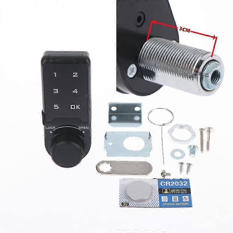 1 Set Touch Keypad Password Key Access Lock Digital Electronic Security Cabinet Coded Locker RFID Card Key Lock