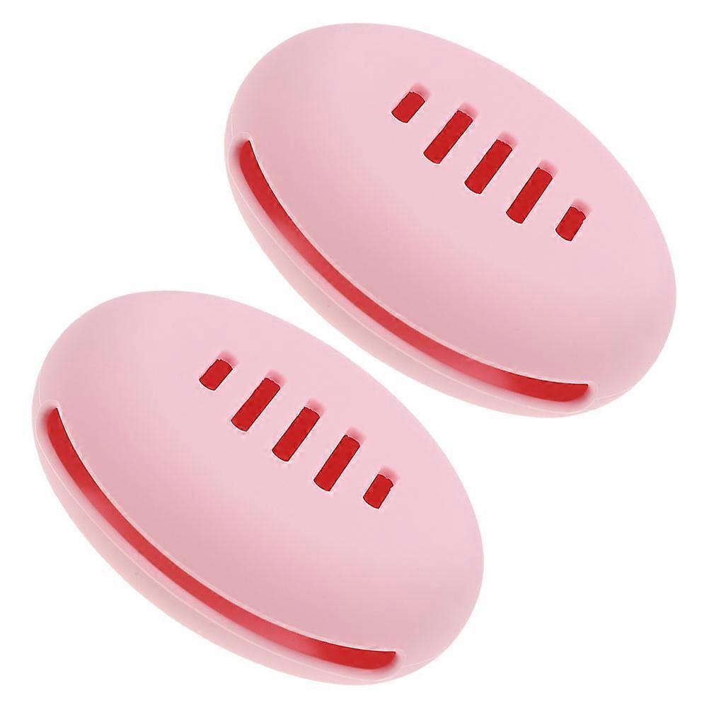 Makeup Sponge Holder For Vanity Tidy Organization Pink 2Pcs