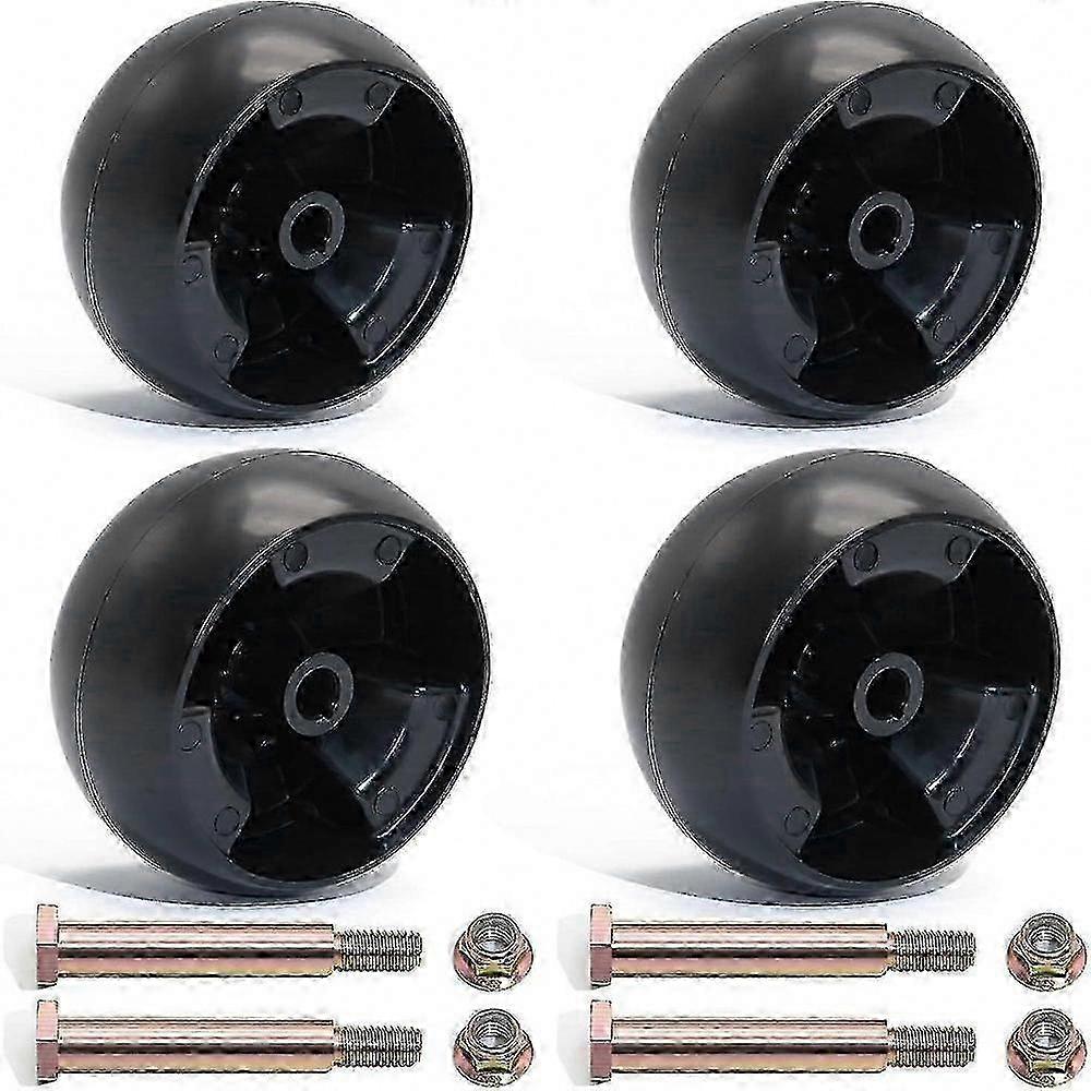Universal Deck Wheel for Riding Lawn Mowers Compatible with Multiple Brands