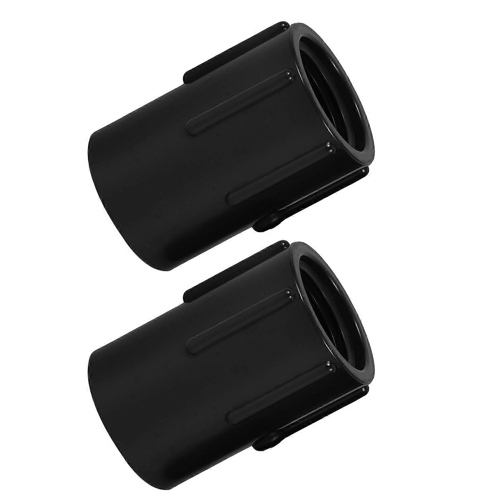 Inner Thread PVC Pipe Adapter for Valve Installation 2Pcs Grey Durable Fitting