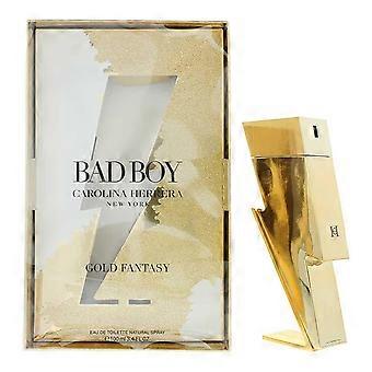 Carolina Herrera Bad Boy Gold Fantasy Men's EDT 100ml Fragrance
