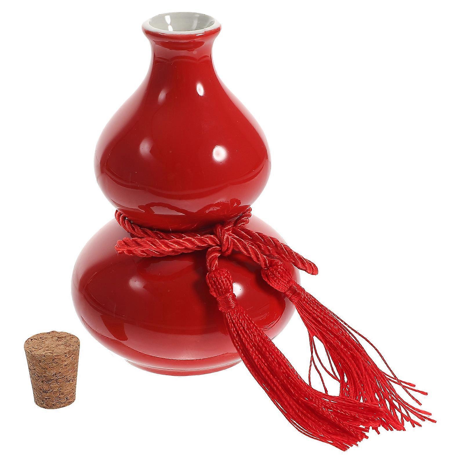 Ceramic Gourd for Multi-Use Storage Holder Container