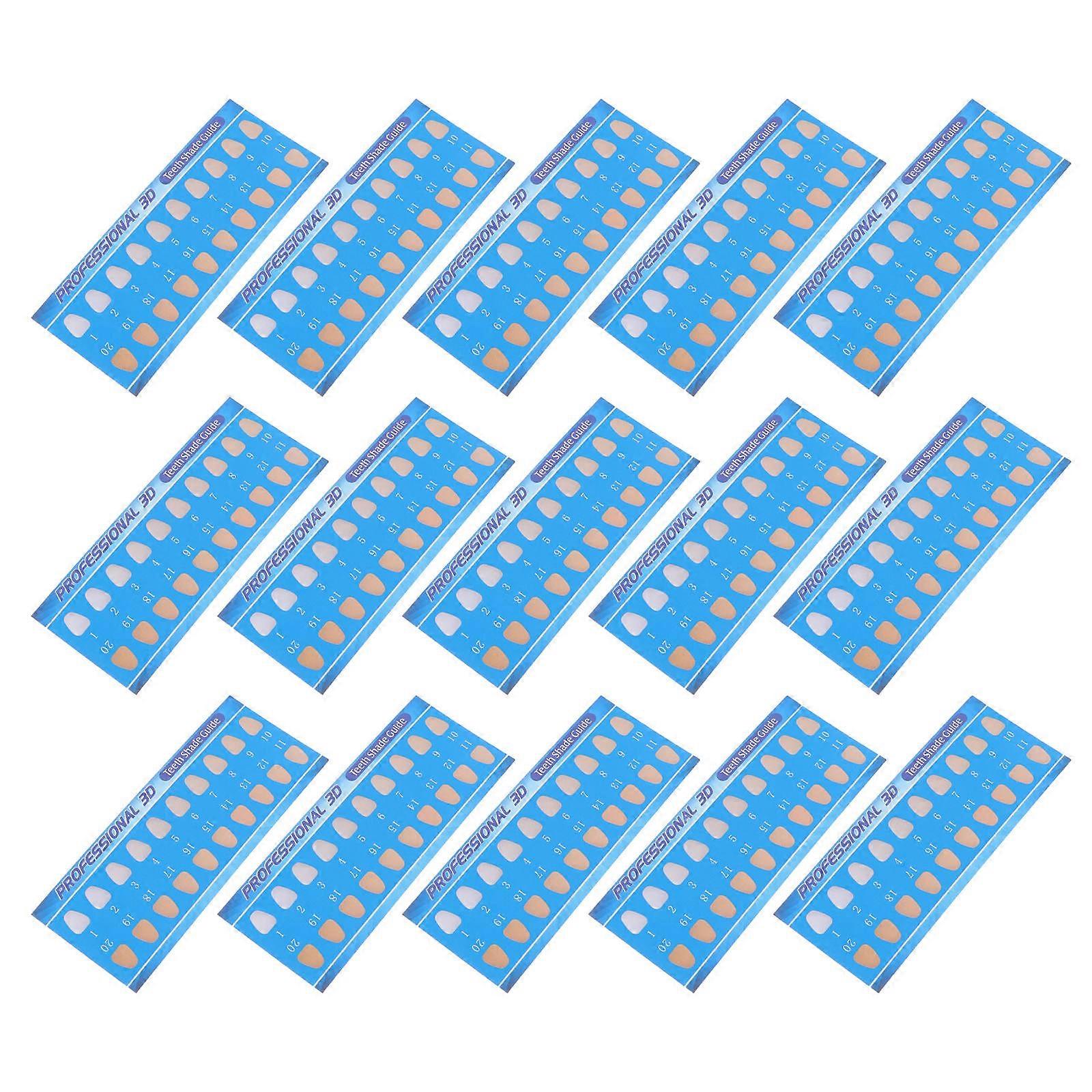 Tooth Shade Teeth Shade Guide for 50Pcs Assorted Color