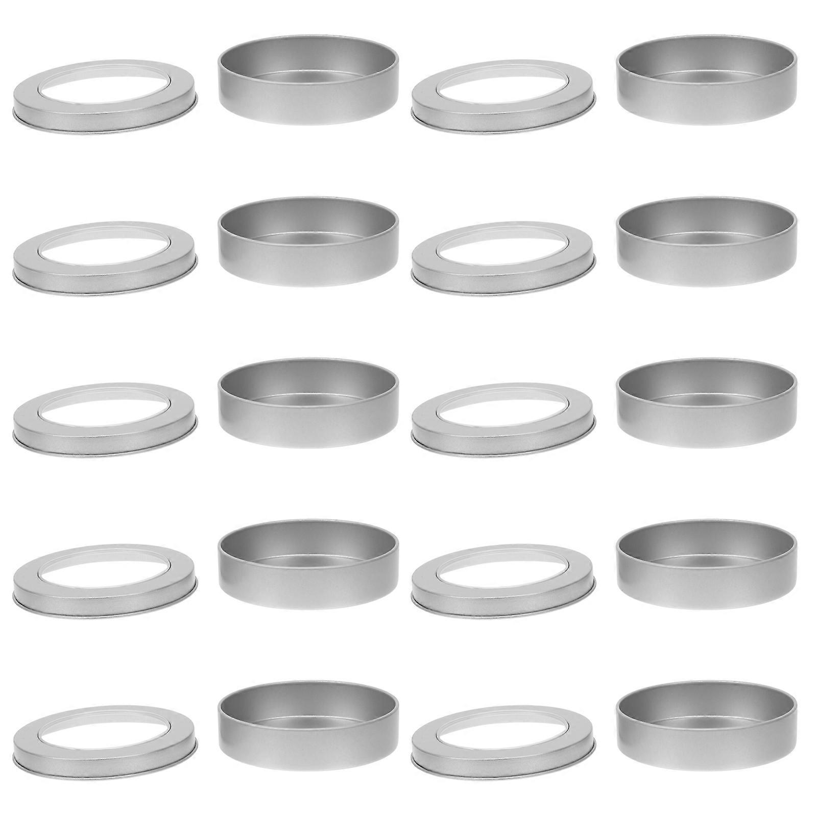 10Pcs Candy Cake Packing Box Game Box Prop Tinplate Cookie Candy Container