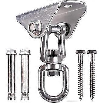 1000 Lb Capacity 360 Degree Swivel Swing Hangers, Heavy Duty Swing Hooks with 4 Screws for Concrete Ceilings