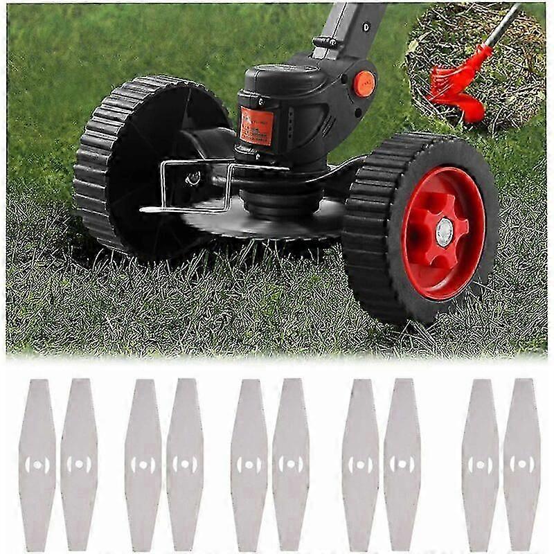 Bytt gresstrimmerblader, 10 stk, egnet for trådløs gresstrimmer, 150 mm