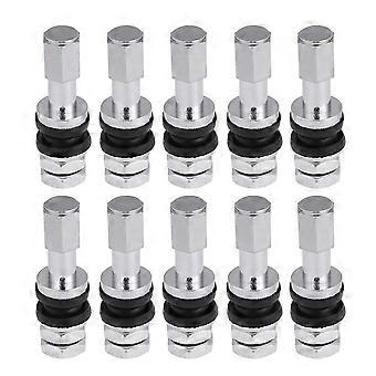 10 stuks TR43E metalen auto vrachtwagen motorfiets tubeless banden ventielstelen met stofkap
