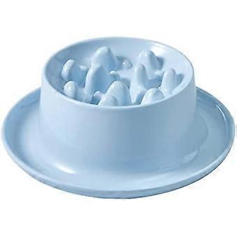YOITEA Pet Slow Feeder Bowl - Ronde Hals Beschermende Antislip Verhoogde Verhoogde Kattenvoerbak Hondenvoederbak voor Puppy
