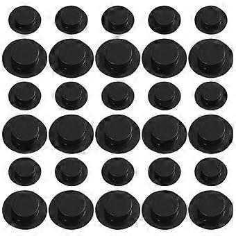 50pcs chapéus miniatura mini boneca chapéu mini chapéu artesanato top hat decoração miniatura boneca chapéus
