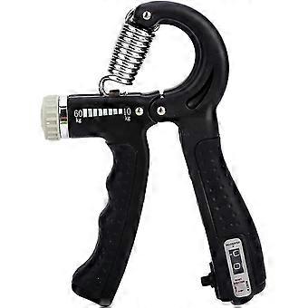 Intensive Forearm Workout, 10-60 Kg Adjustable Counting Hand Clamp The Resistance Finger Exerciser Wrist Exerciser Hand Grip,muscle Training Handmuscu