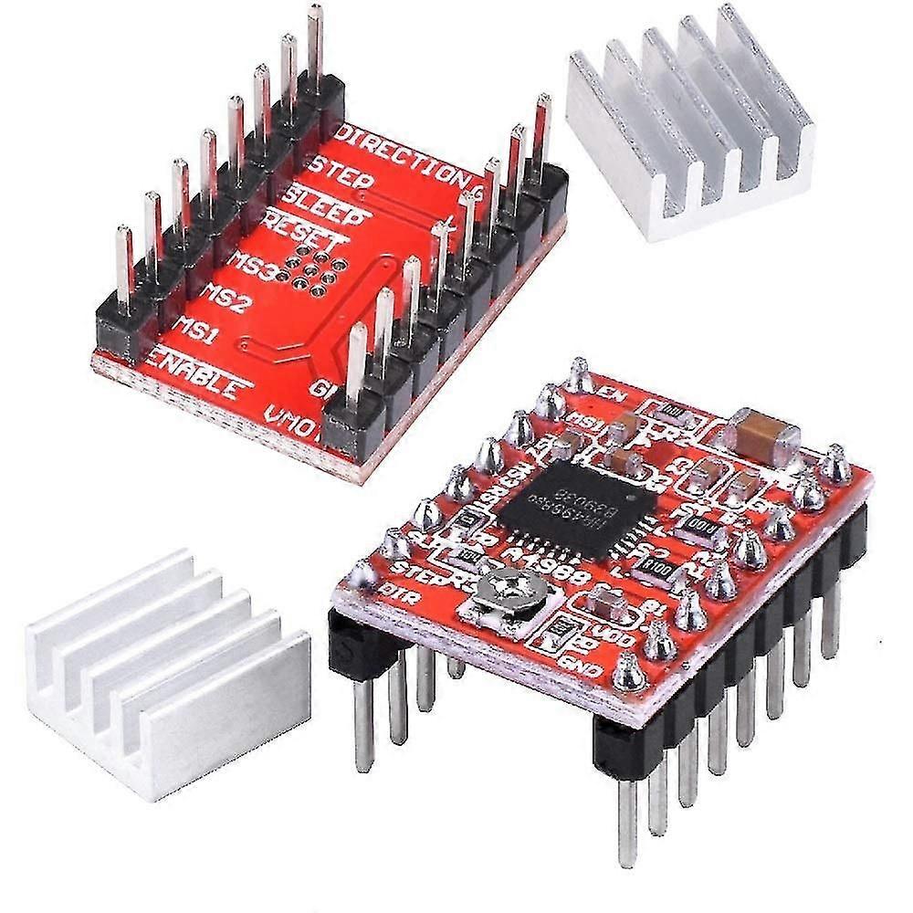 A4988 Stepper Motor Driver Module 5pcs Stepper Motor Driver Module With Heatsink For Reprap 3d Printer