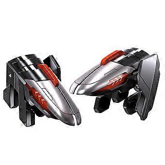 Phone Triggers Four-position Adjustment Six-finger Linkage One-click Burst Auxiliary Pressure Grab Metal Alloy Buttons Firmly Fixed Mobile Game Contro