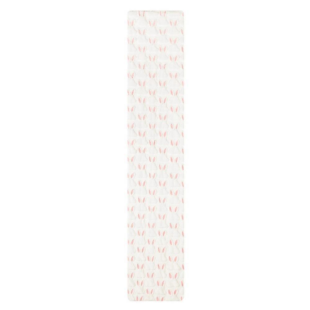 Rabbit Pattern Plush Easter Table Runner Fashion Soft Nordic Table Flag Thickened Table Cover Dining Table