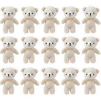 2025 18pcs Mini Teddy Bears Plush Toys, Soft Small Dolls for DIY, Valentine's Day, Birthday, Wedding Party Gift Bags