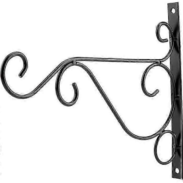 Wall hanging plant hook - hanging flower pot - Black