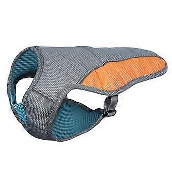Popetpop Zomer Huisdier Koeling Ademend Koeler Vest Reflecterende Veiligheid Hond Puppy Harnas Maat S (Oranje)