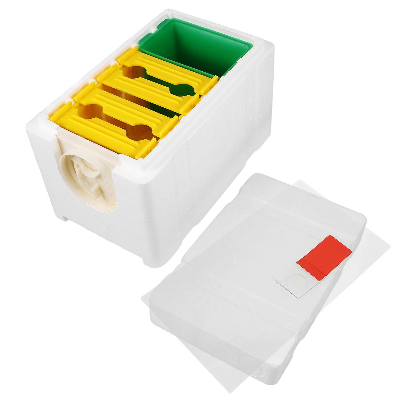Beehive Multi-grid Bee Feeding Box Practical Bee Mating Box Beehive Harvest Beekeeping Pollination Box