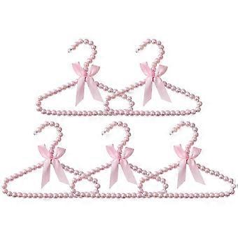 Baby Hangers for Closet Pearl Hangers Small 5Pcs Baby Clothes Set